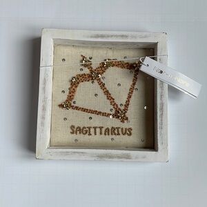 Sagittarius Wall Shelf decor art gold shabby chic farmhouse